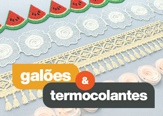 Renda Galão Termocolante