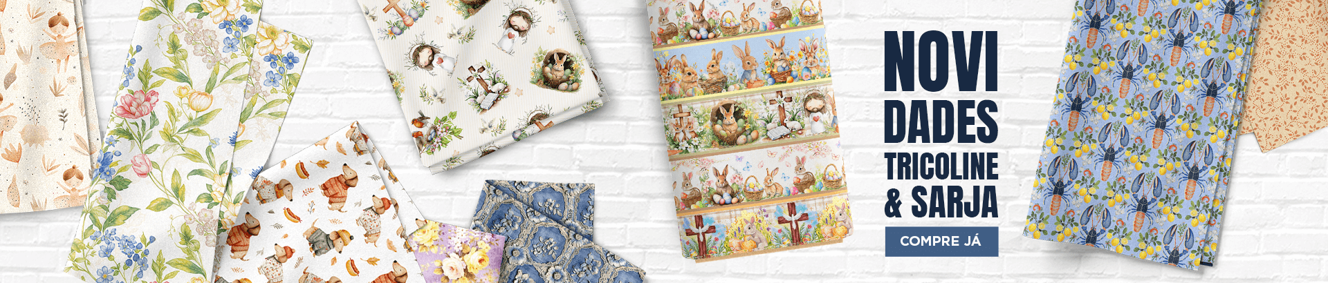 Novidades Avimor Tecidos Sarja e Tricoline