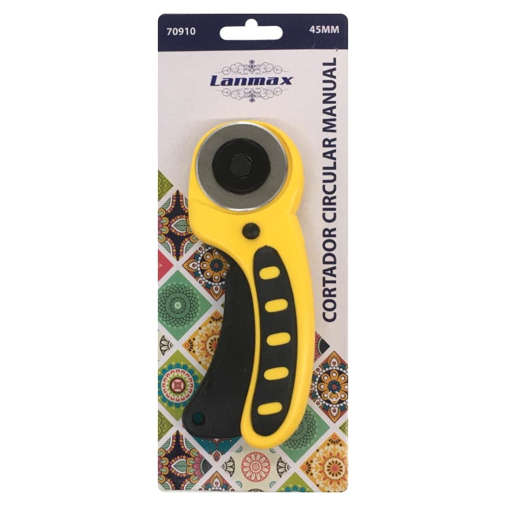 Cortador Circular 45mm  Profissional Amarelo Lanmax p24347