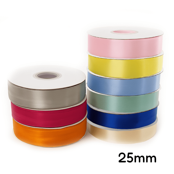 Fita Cetim 25 mm Várias Cores CH-FTC25