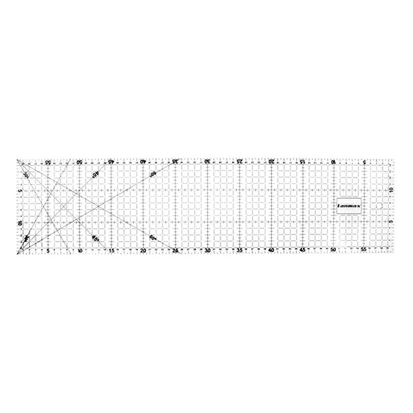 Régua Acrílica Para Patchwork Lanmax 15x60cm 