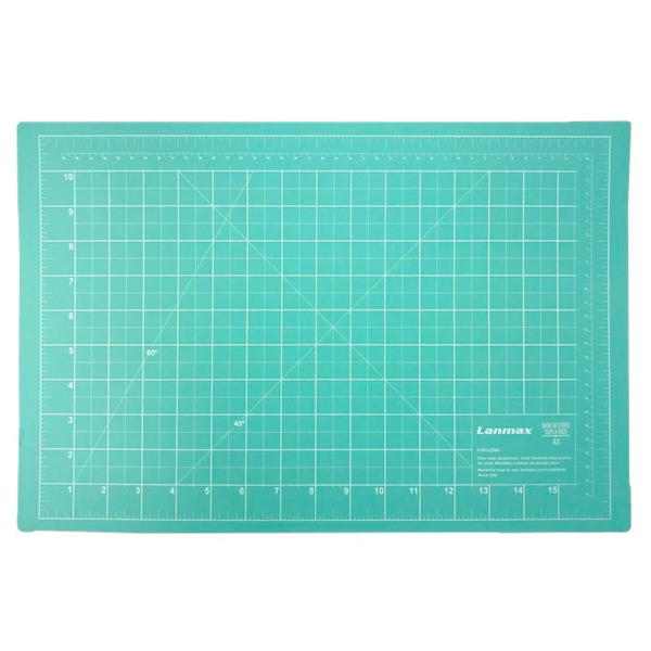 BASE DE CORTE AZUL TIFFANY  A3 (45X30CM) LANMAX P38829