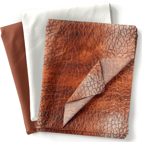 Composê Sarja Impermeável 3D Efeito Couro + Sarja Lisa (0,50 x 1,50)