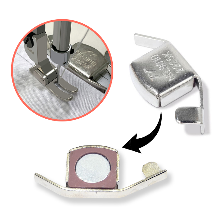 Guia Magnético 5cm Máquinas Domésticas e Industriais