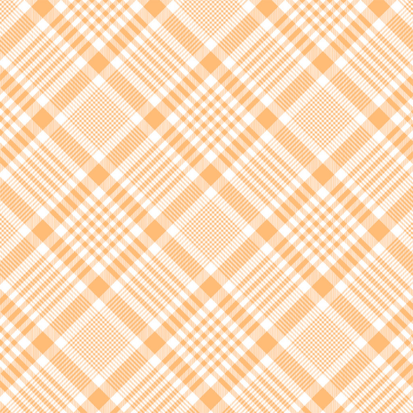 Tecido Tricoline Estampado Xadrez Tartan Laranja Claro 1389v03