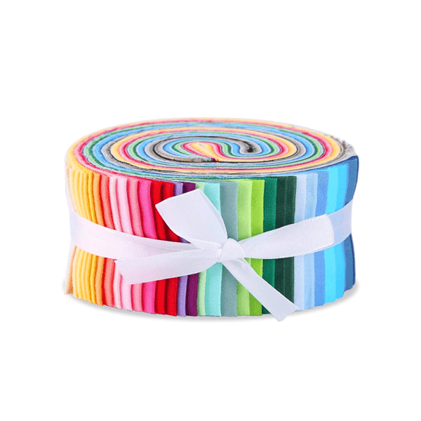 Tiras de Tecidos Tricoline Liso Jelly Rolls Pequeno (6cm) TLPEQ2406