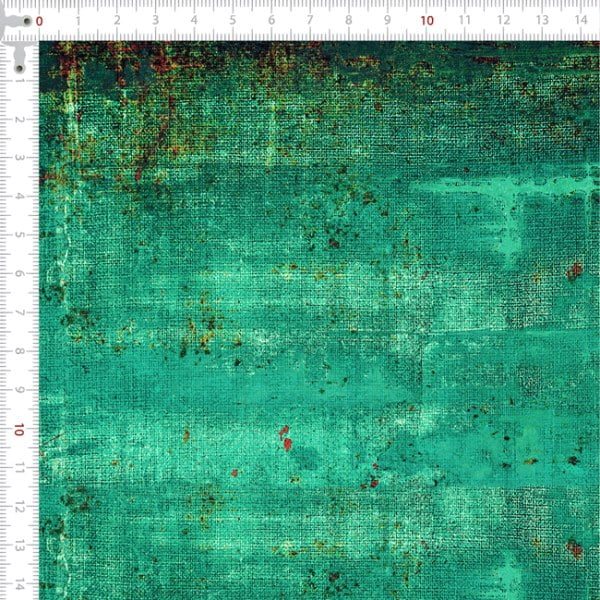 Sarja Estampada Impermeável Batik Verde Escuro 9100e5123