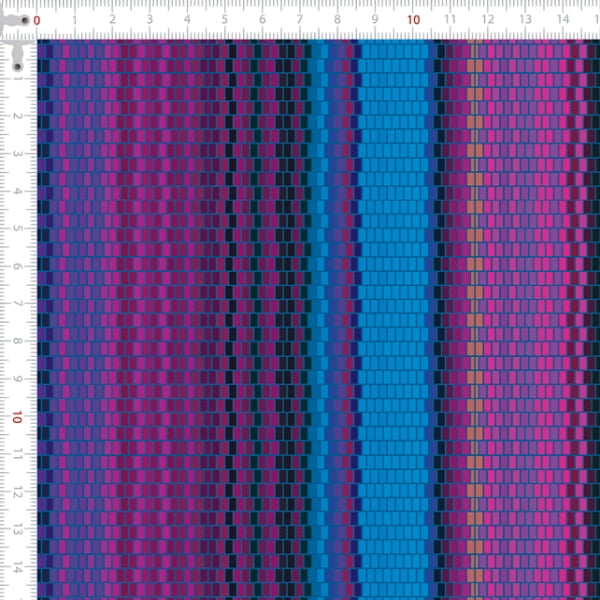 Sarja Estampada Impermeável Ladrilhos Lilás Azul 9100e4769