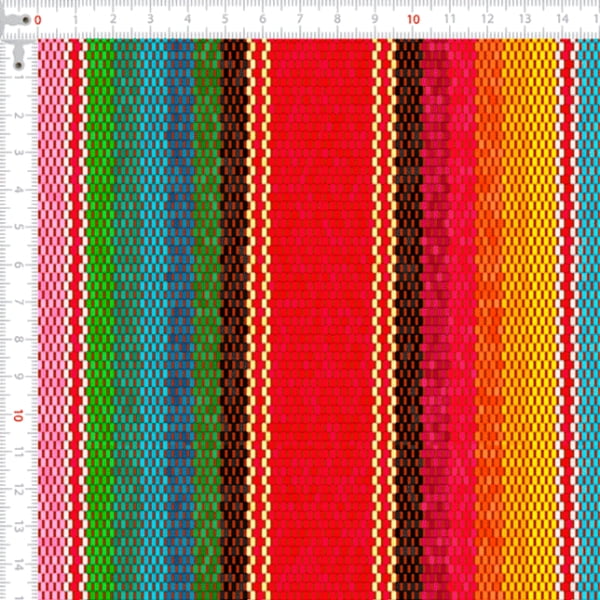 Sarja Estampada Impermeável Listrado Étnico Mexicano 9100e4639