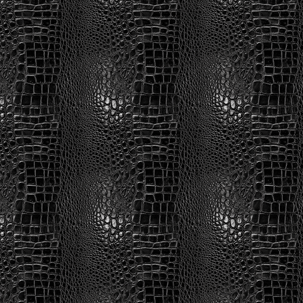 Sarja Impermeável Estampada Animal Skin Réptil Preto 9100E16409