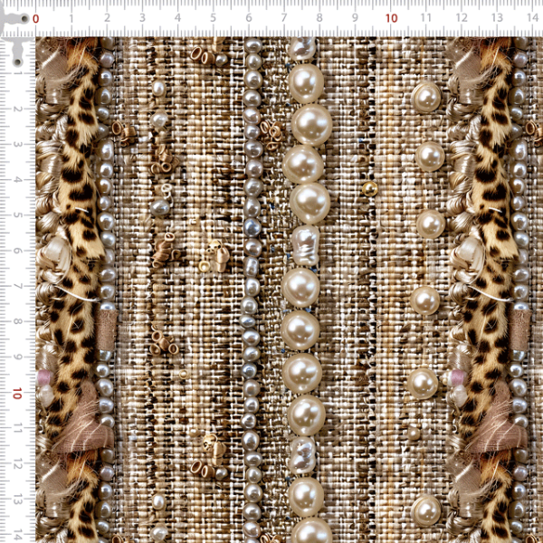 Sarja Impermeável Estampada Efeito 3D Elegância Natural 9100e15242