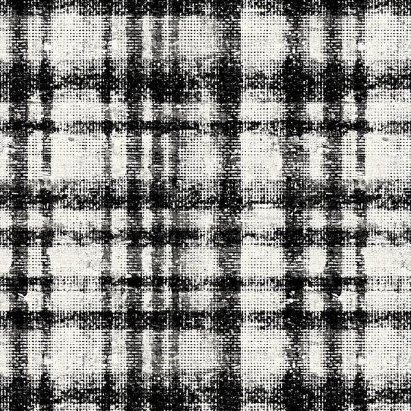 Sarja Impermeável Estampada Xadrez Tweed Preto 9100E16402