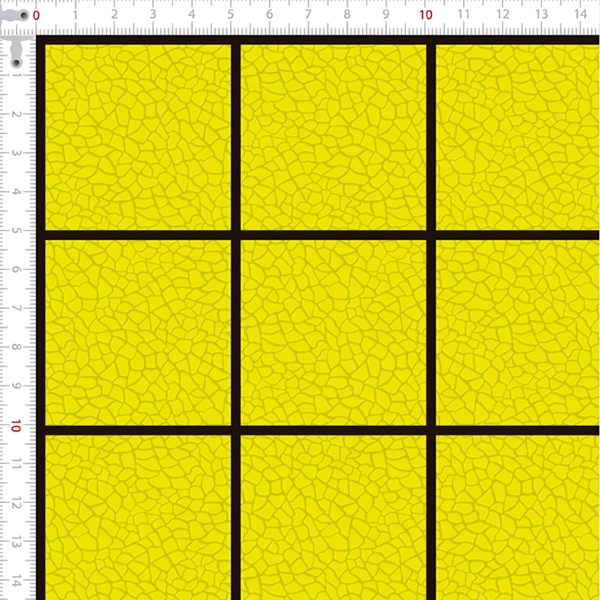 Sarja Impermeável Grid Craquelado Amarelo 9100e7636