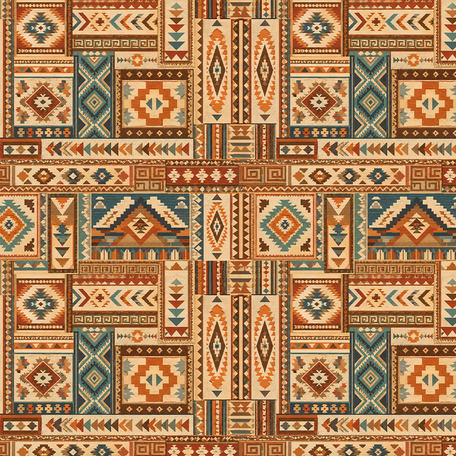 Tecido Sarja Impermeável Estampada Étnico Navajo 9100e17114