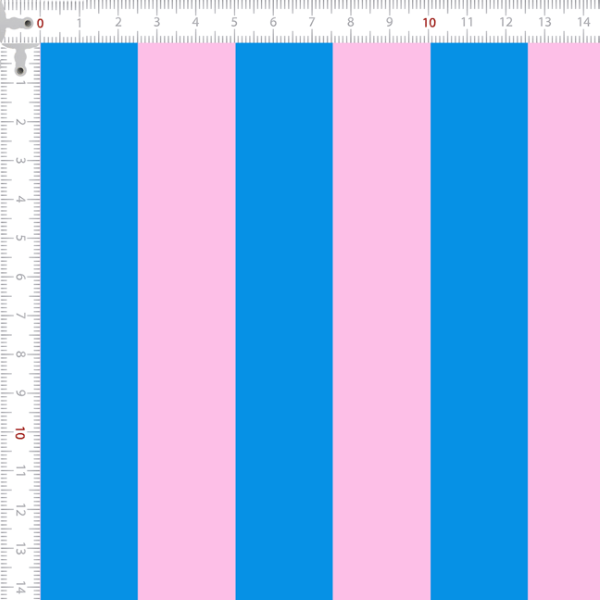 Tecido Sarja Impermeável Estampada Listras Rosa Azul 9100e16706
