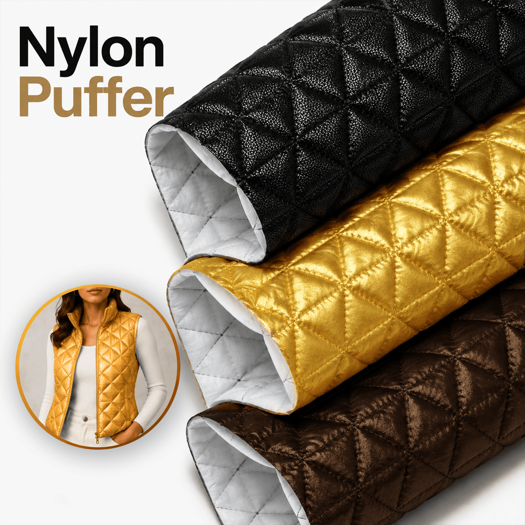 Nylon Puffer Losangos Matelassê Cores 100153