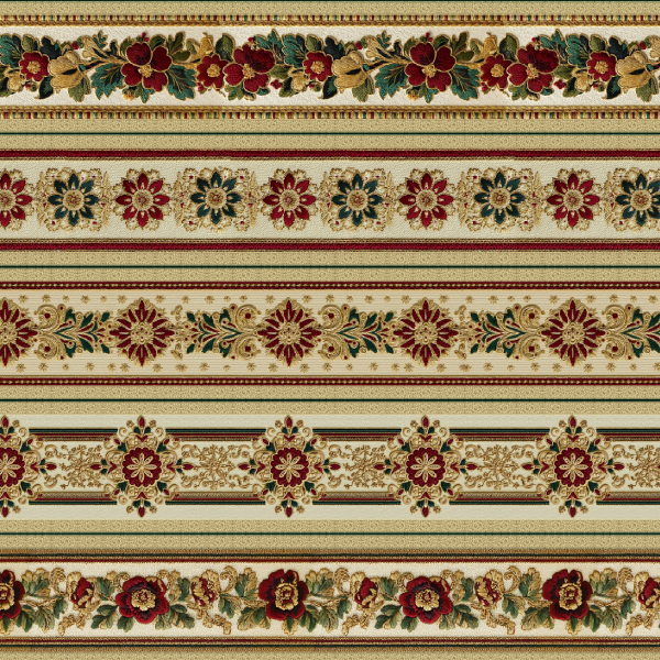 Tecido Tricoline Digital Barrado Adornos Natalinos 9101E14876