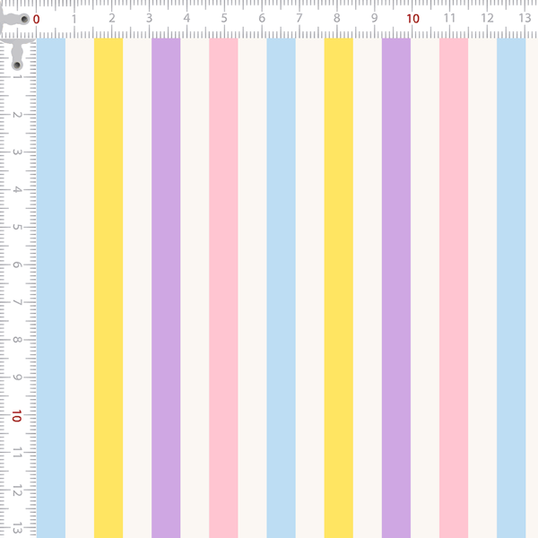 Tecido Tricoline Digital Grid Color Pastel Listrado Color Pastel 9100e11885