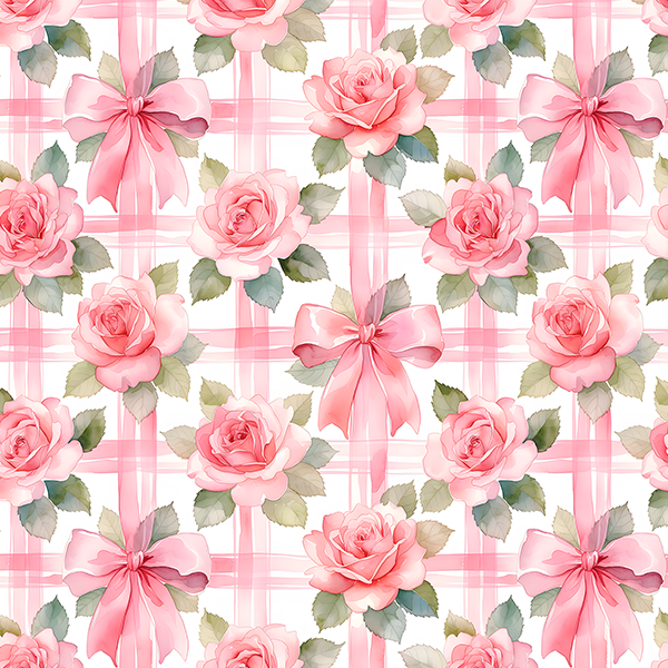 Tecido Tricoline Digital Laços de Rosas 9100e16447