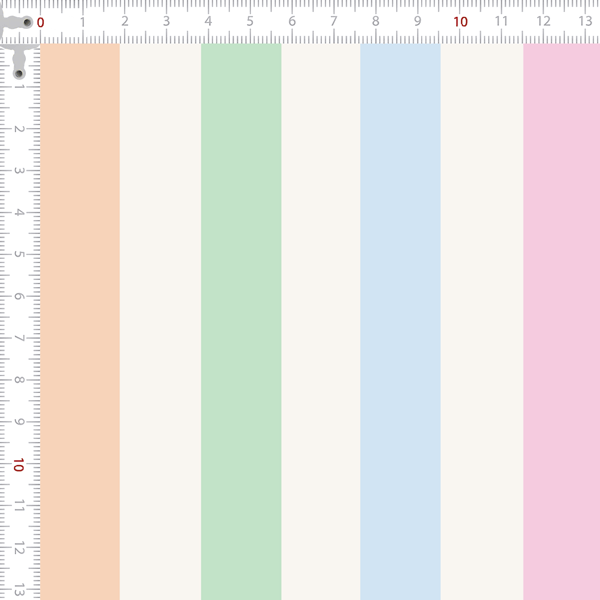 Tecido Tricoline Digital Listrado Cores Pastel 9100e11890