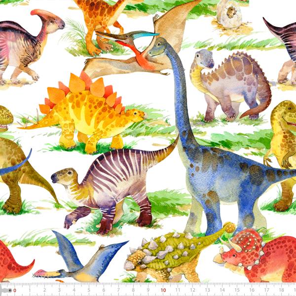 tricoline animal animais dinossauro dino patchwork