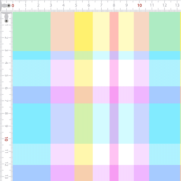 Tecido Tricoline Digital Xadrez Médio Multicolorido 9100e6892