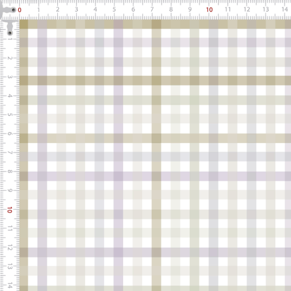 Tecido Tricoline Digital Xadrez Pastel 9100E11992
