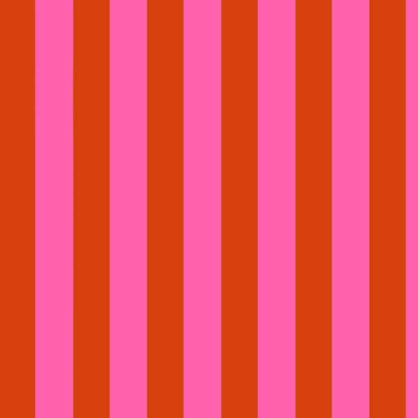 Tecido Tricoline Estampado Digital Listrado Laranja Escuro e Rosa 9100E16761