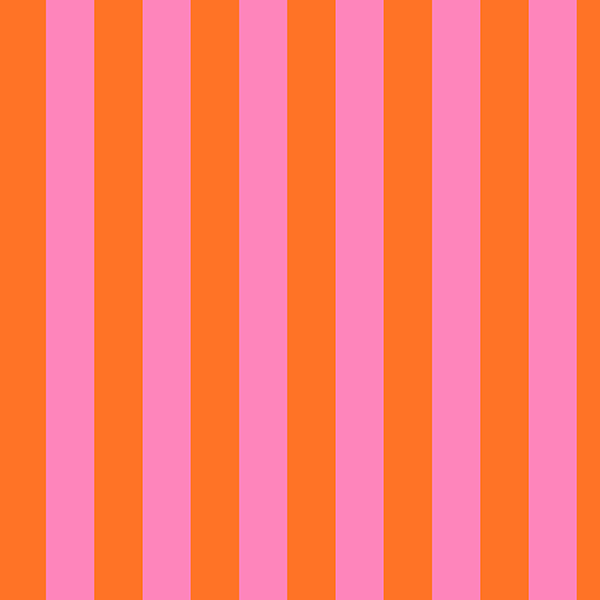 Tecido Tricoline Estampado Digital Listras Laranja e Rosa 9100E16749