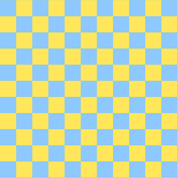 Tecido Tricoline Estampado Digital Xadrez Azul e Amarelo 9100E16758