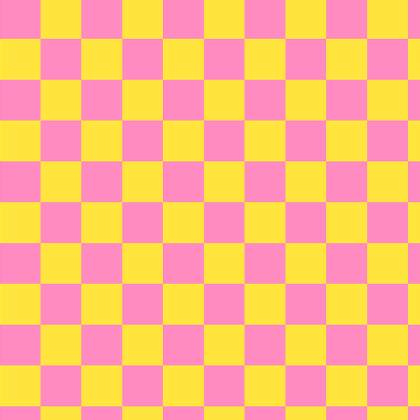 Tecido Tricoline Estampado Digital Xadrez Rosa e Amarelo 9100E16748