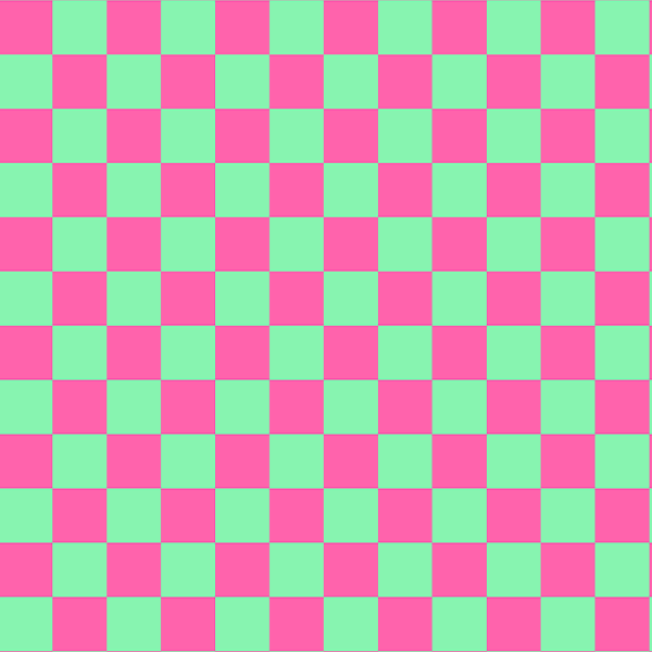 Tecido Tricoline Estampado Digital Xadrez Rosa e Verde 9100E16756