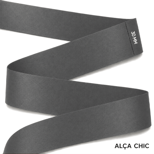 Alça Chic Acetinada 3cm x 1,00 Mt PYF30