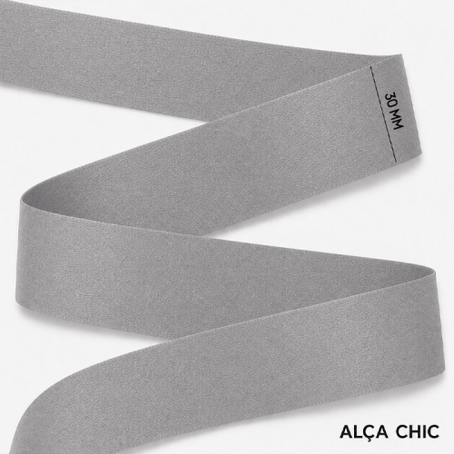 Alça Chic Acetinada 3cm x 1,00 Mt PYF30
