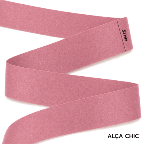 Alça Chic Acetinada 3cm x 1,00 Mt PYF30