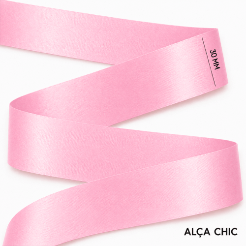 Alça Chic Acetinada 3cm x 1,00 Mt PYF30