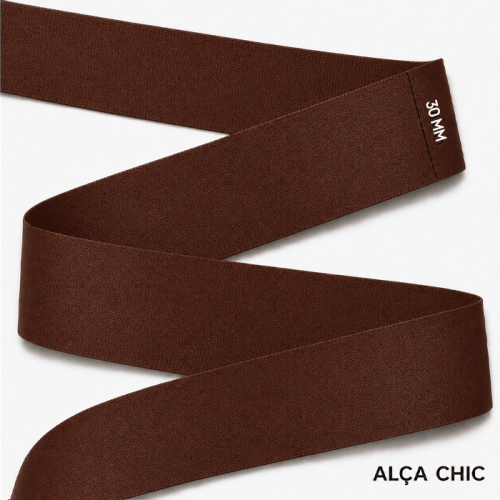 Alça Chic Acetinada 3cm x 1,00 Mt PYF30