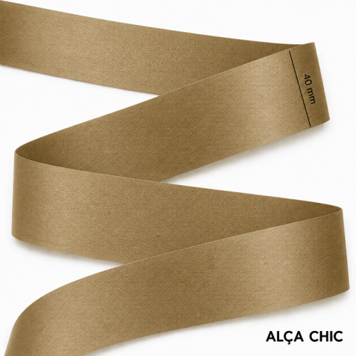 Alça Chic Acetinada 4cm x 1,00 Mt PYF30