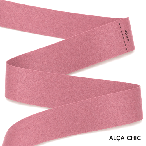 Alça Chic Acetinada 4cm x 1,00 Mt PYF30