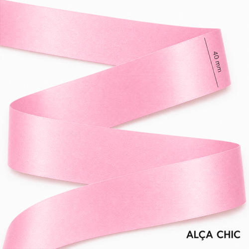 Alça Chic Acetinada 4cm x 1,00 Mt PYF30