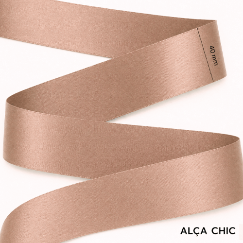 Alça Chic Acetinada 4cm x 1,00 Mt PYF30