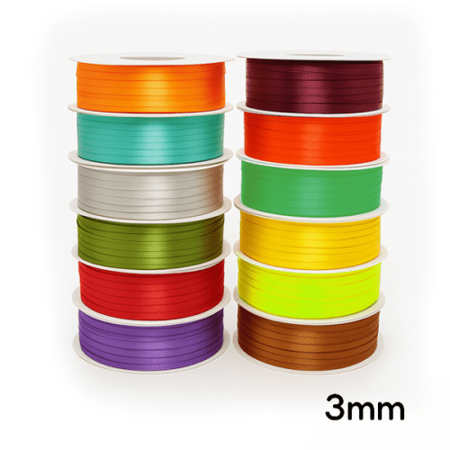 Fita Cetim 0,3 cm Várias Cores
