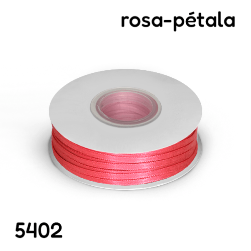 Fita Cetim 0,3 cm Várias Cores