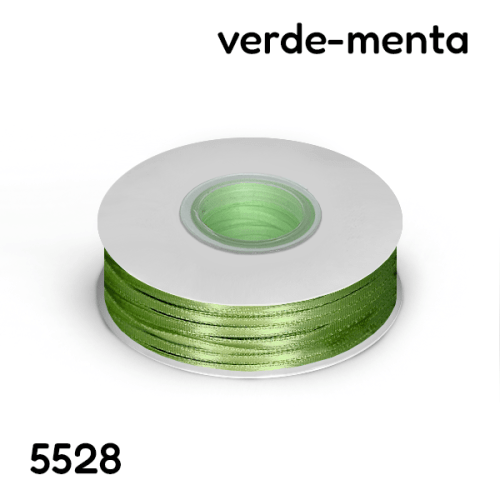 Fita Cetim 0,3 cm Várias Cores