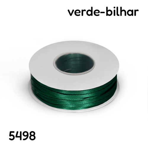 Fita Cetim 0,3 cm Várias Cores