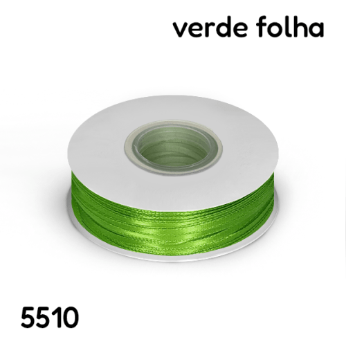 Fita Cetim 0,3 cm Várias Cores