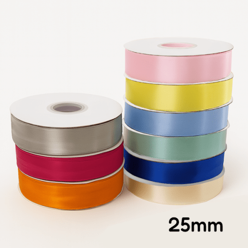 Fita Cetim 2,5 cm Várias Cores