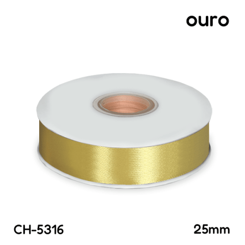 Fita Cetim 2,5 cm Várias Cores