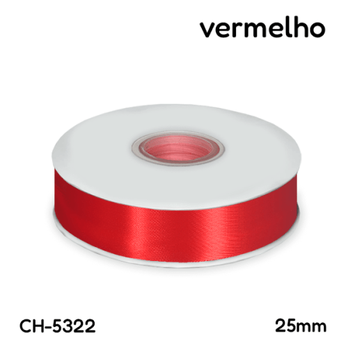Fita Cetim 2,5 cm Várias Cores