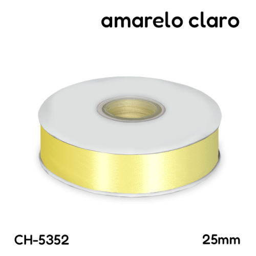 Fita Cetim 2,5 cm Várias Cores